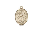 Our Lady of La Vang Medal, Gold Filled, Medium, Dime Size 