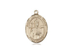 St. Leo the Great Medal, Gold Filled, Medium, Dime Size 