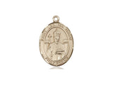 St. Leo the Great Medal, Gold Filled, Medium, Dime Size 