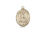 St. Walburga Medal, Gold Filled, Medium, Dime Size 