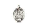 St. Walburga Medal, Sterling Silver, Medium, Dime Size 