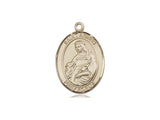 St. Agnes of Rome Medal, Gold Filled, Medium, Dime Size 
