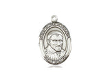 St. Vincent De Paul Medal, Sterling Silver, Medium, Dime Size 