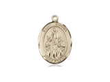 St. Sophia Medal, Gold Filled, Medium, Dime Size 