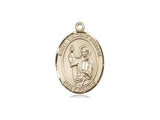St. Vincent Ferrer Medal, Gold Filled, Medium, Dime Size 