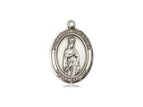 Our Lady of Fatima Medal, Sterling Silver, Medium, Dime Size 