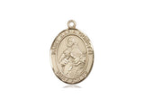 St. Maria Goretti Medal, Gold Filled, Medium, Dime Size 