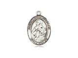 St. Maria Goretti Medal, Sterling Silver, Medium, Dime Size 