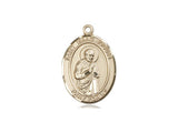 St. Isaac Jogues Medal, Gold Filled, Medium, Dime Size 