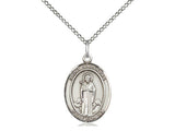 St. Barnabas Medal, Sterling Silver, Medium, Dime Size 