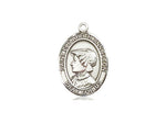 St. Elizabeth Ann Seton Medal, Sterling Silver, Medium, Dime Size 