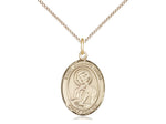 St. Dominic Savio Medal, Gold Filled, Medium, Dime Size 