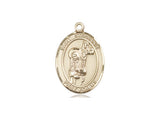 St. Stephanie Medal, Gold Filled, Medium, Dime Size 