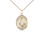 Our Lady of Lebanon Medal, Gold Filled, Medium, Dime Size 