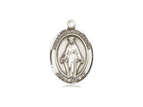 Our Lady of Lebanon Medal, Sterling Silver, Medium, Dime Size 