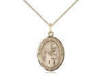 St. John of the Cross Medal, Gold Filled, Medium, Dime Size 