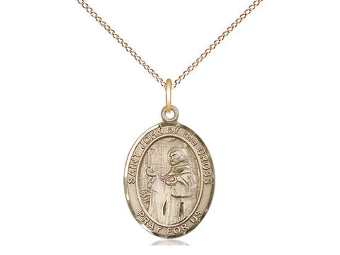 St. John of the Cross Medal, Gold Filled, Medium, Dime Size 