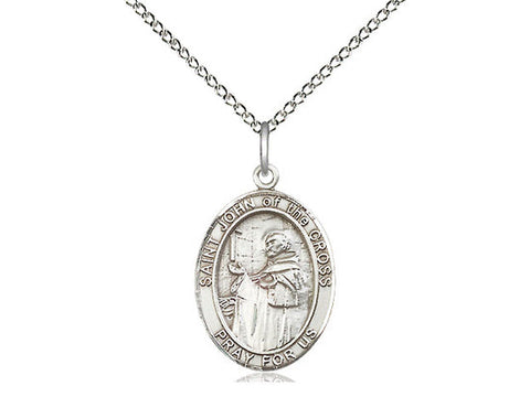 St. John of the Cross Medal, Sterling Silver, Medium, Dime Size 