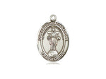 Our Lady of All Nations Medal, Sterling Silver, Medium, Dime Size 