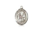 St. Zita Medal, Sterling Silver, Medium, Dime Size 