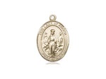 Our Lady of Knock Medal, Gold Filled, Medium, Dime Size 