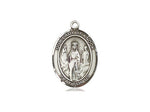 Our Lady of Knock Medal, Sterling Silver, Medium, Dime Size 