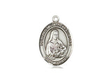 Our Lady of the Railroad Medal, Sterling Silver, Medium, Dime Size 