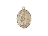 St. Isabella of Portugal Medal, Gold Filled, Medium, Dime Size 