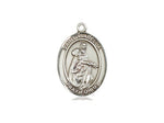 St. Isabella of Portugal Medal, Sterling Silver, Medium, Dime Size 