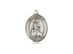 St. Rachel Medal, Sterling Silver, Medium, Dime Size 
