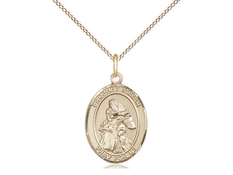 St. Isaiah Medal, Gold Filled, Medium, Dime Size 