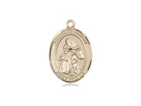 St. Isaiah Medal, Gold Filled, Medium, Dime Size 