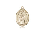St. Samuel Medal, Gold Filled, Medium, Dime Size 