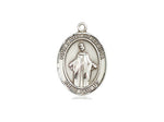 Our Lady of Africa Medal, Sterling Silver, Medium, Dime Size 
