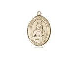 St. Wenceslaus Medal, Gold Filled, Medium, Dime Size 