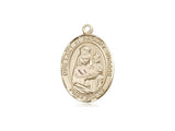 Our Lady of Prompt Succor Medal, Gold Filled, Medium, Dime Size 