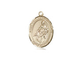 St. Thomas of Villanova Medal, Gold Filled, Medium, Dime Size 