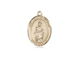 Our Lady of Victory Medal, Gold Filled, Medium, Dime Size 