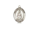 Our Lady of Victory Medal, Sterling Silver, Medium, Dime Size 