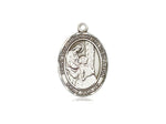 St. Elizabeth of the Visitation Medal, Sterling Silver, Medium, Dime Size 