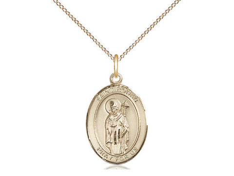 St. Ronan Medal, Gold Filled, Medium, Dime Size 