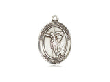 St. Paul of the Cross Medal, Sterling Silver, Medium, Dime Size 