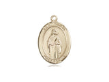 St. Odilia Medal, Gold Filled, Medium, Dime Size 