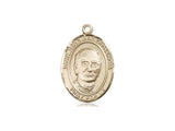 St. Hannibal Medal, Gold Filled, Medium, Dime Size 