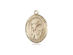 St. Kenneth Medal, Gold Filled, Medium, Dime Size 