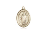 Our Lady of Tears Medal, Gold Filled, Medium, Dime Size 