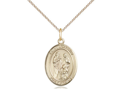 St. Joachim Medal, Gold Filled, Medium, Dime Size 