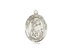 St. Adrian of Nicomedia Medal, Sterling Silver, Medium, Dime Size 
