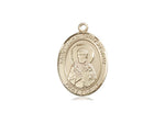 St. John Chrysostom Medal, Gold Filled, Medium, Dime Size 