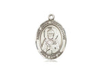 St. John Chrysostom Medal, Sterling Silver, Medium, Dime Size 